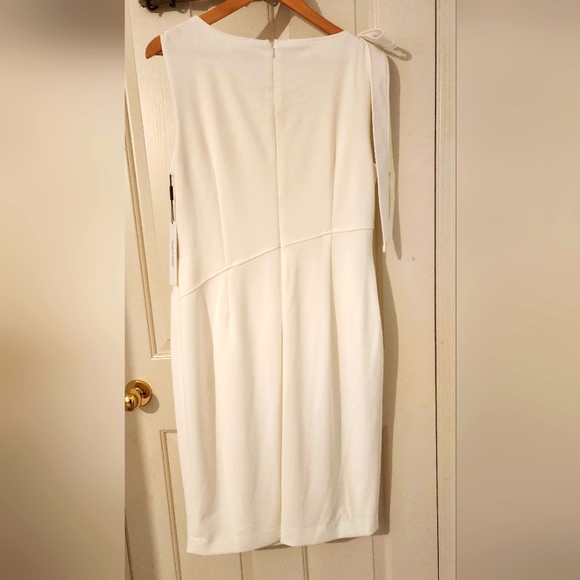 BNWT Cream Calvin Klein Dress Sz. 14 - Picture 2 of 4